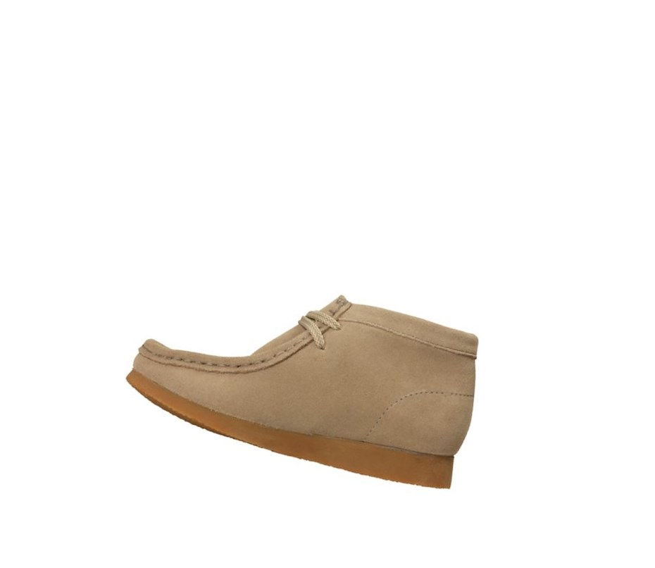 Wallabee Clarks Originales Gamuza Niño Beige | VNHO-09415