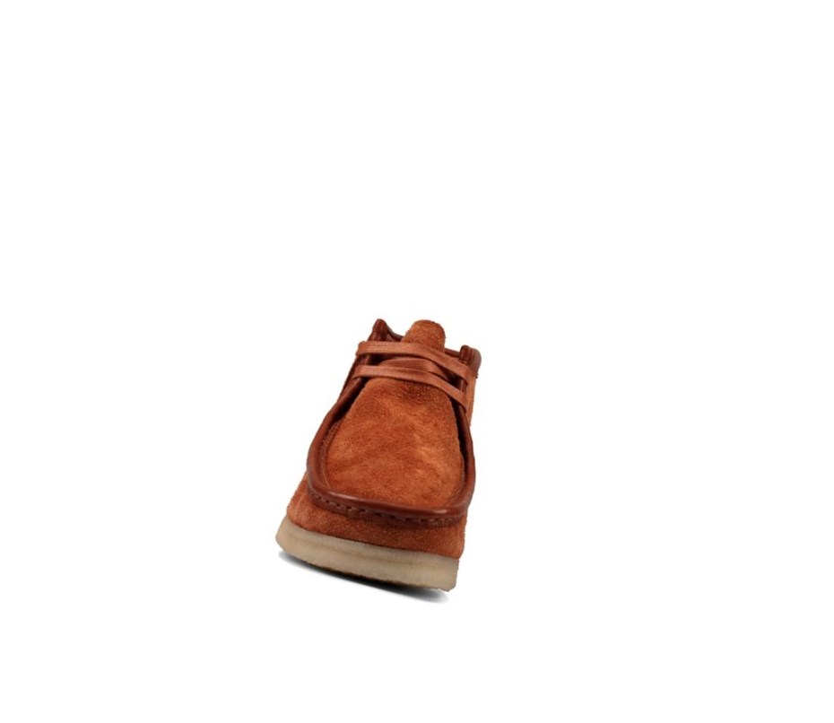 Wallabee Clarks Originales Hairy Gamuza Hombre Marrones | JQDG-08637