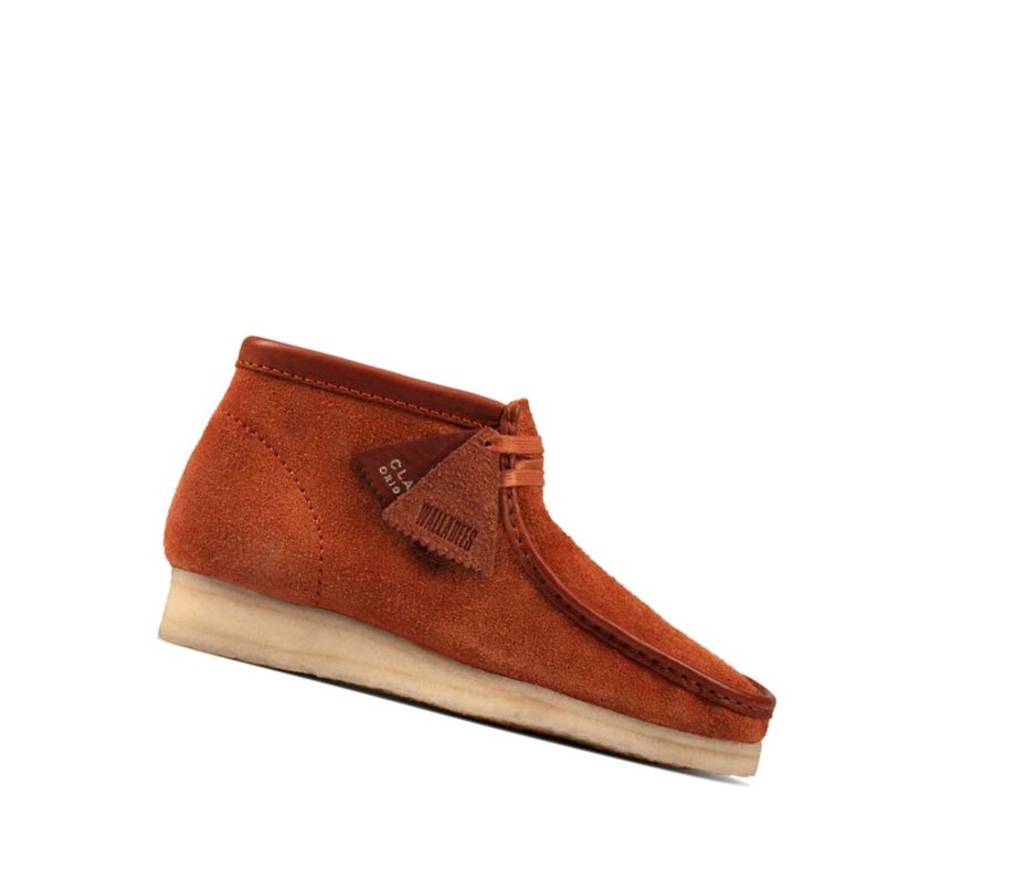 Wallabee Clarks Originales Hairy Gamuza Hombre Marrones | JQDG-08637