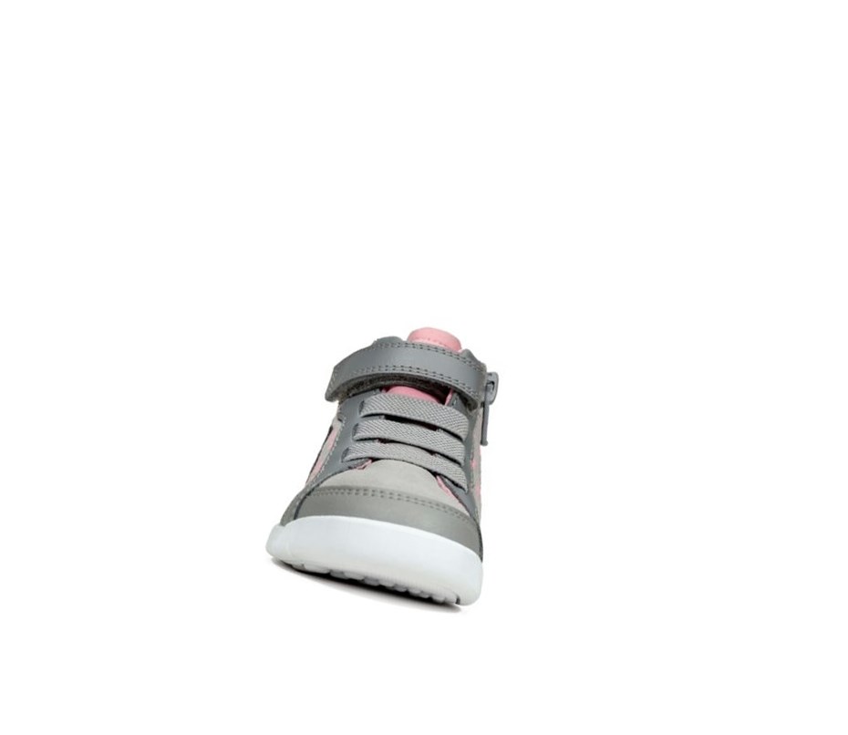 Zapatillas Casuales Clarks Emery Beat Cuero Niño Gris | GPSE-20915