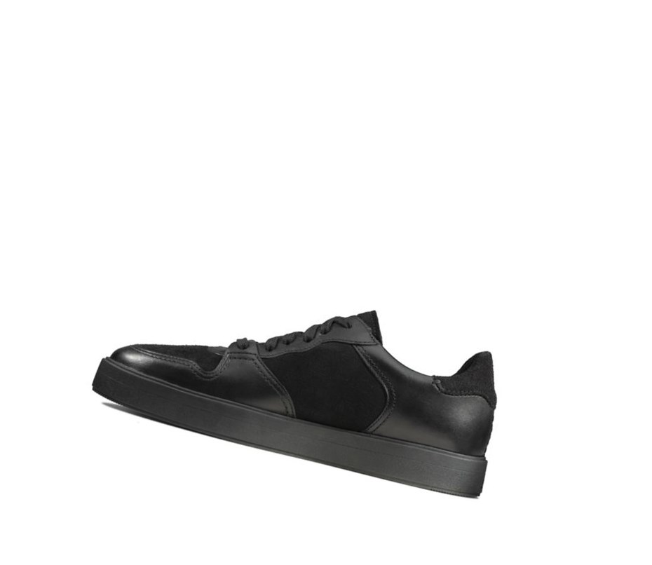 Zapatillas Casuales Clarks Hero Jump Gamuza Hombre Negras | QZAB-64750