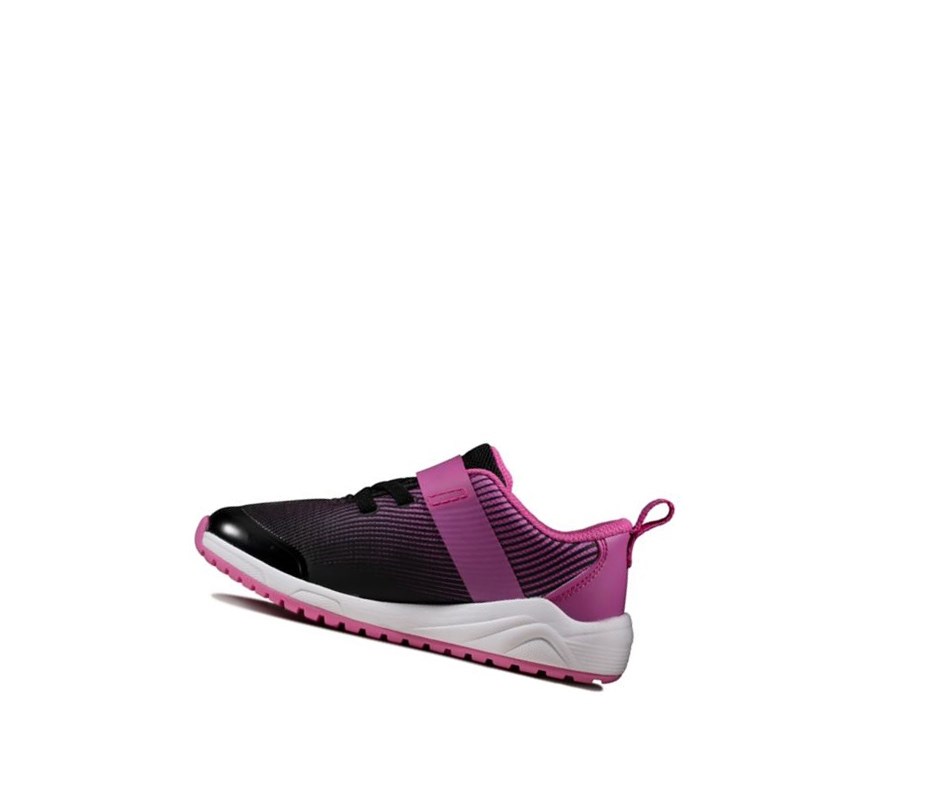 Zapatillas Clarks Aeon Pace Cuero Niña Rosas | FRWE-29645