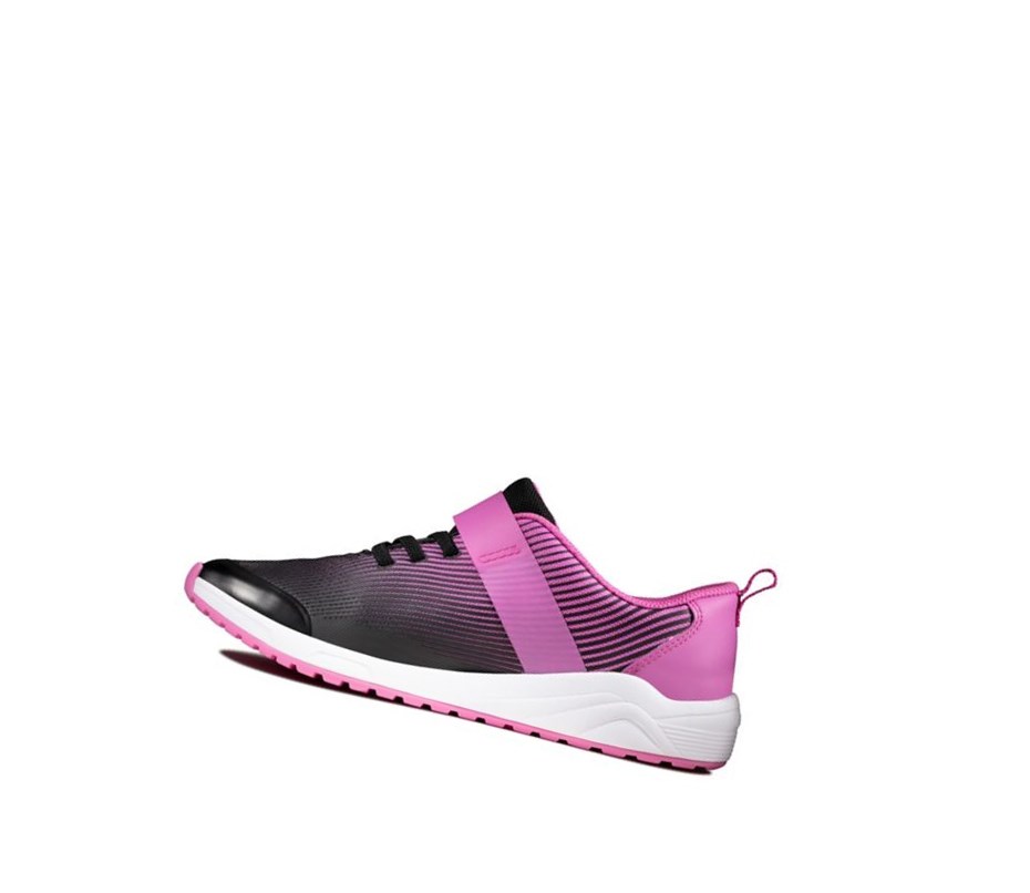 Zapatillas Clarks Aeon Pace Cuero Niña Rosas | OKDG-89157