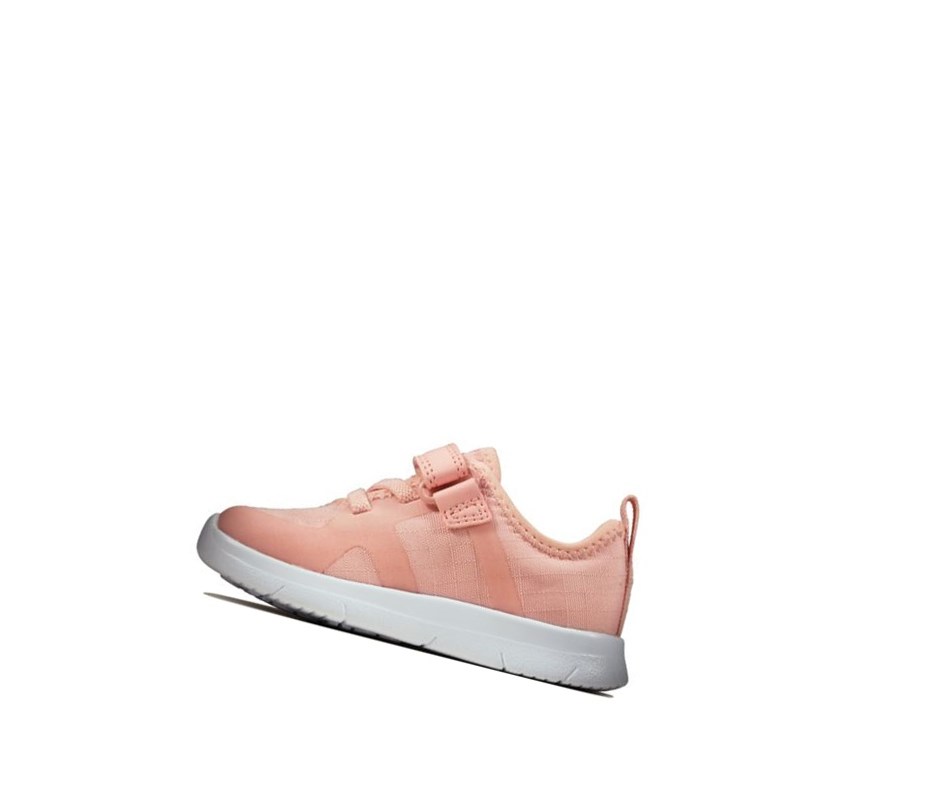 Zapatillas Clarks Ath Flux Textil Niña Rosas Claro | SOCT-79251