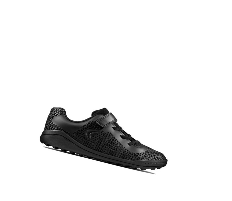 Zapatillas Clarks Award Swift Niño Negras | PWAB-97542