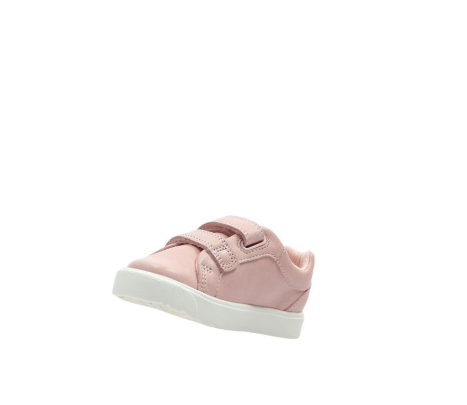 Zapatillas Clarks City Oasis Lo Cuero Niña Rosas | RSTD-67310