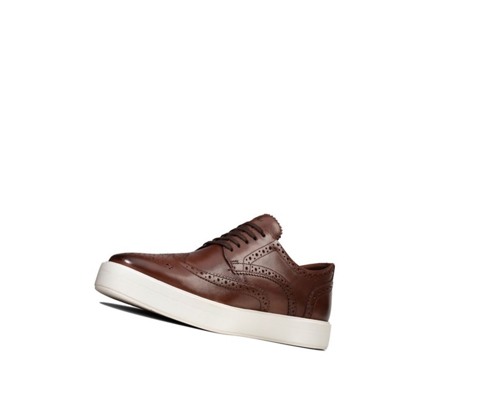 Zapatillas Clarks Hero Limit Cuero Hombre Marrones | QOKM-34586