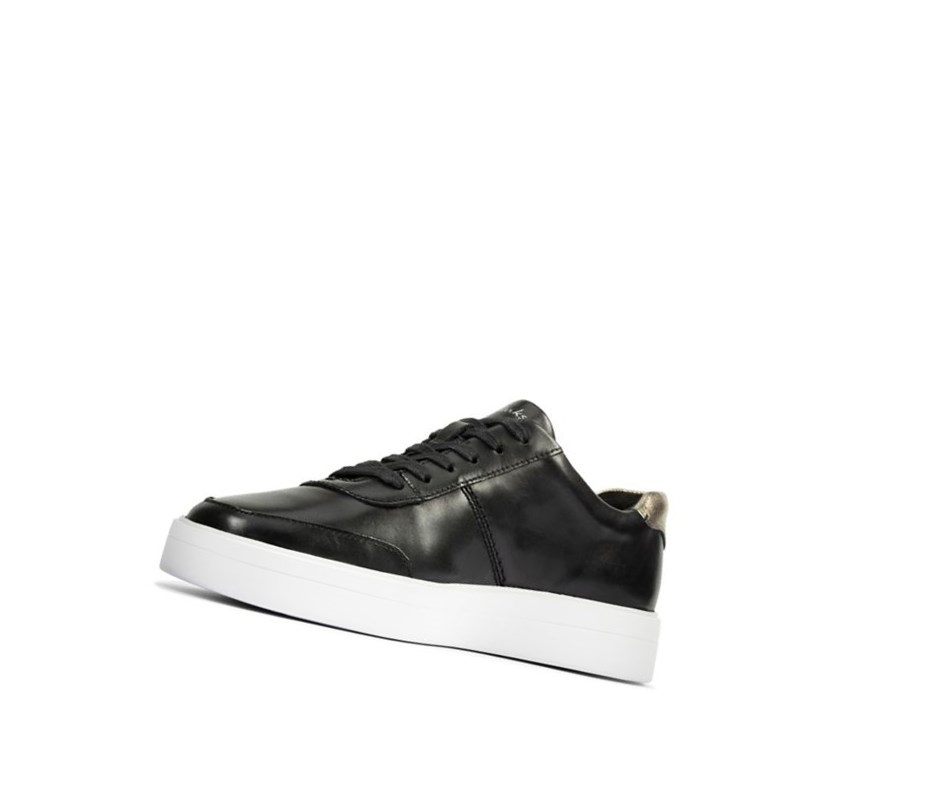 Zapatillas Clarks Hero Walk Encaje-ups Cuero Mujer Negras | OBEY-07391