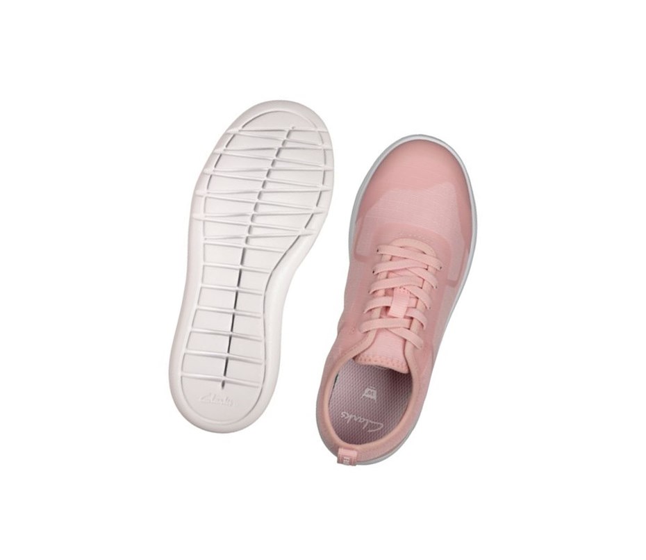 Zapatillas Clarks Scape Soar Sintetico Niño Rosas | MCUW-63075