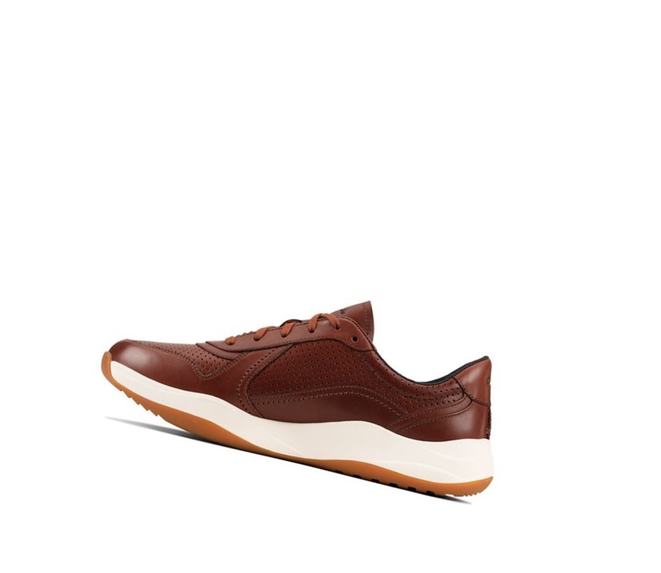 Zapatillas Clarks Sift Speed Cuero Hombre Marrones | KTHE-61329