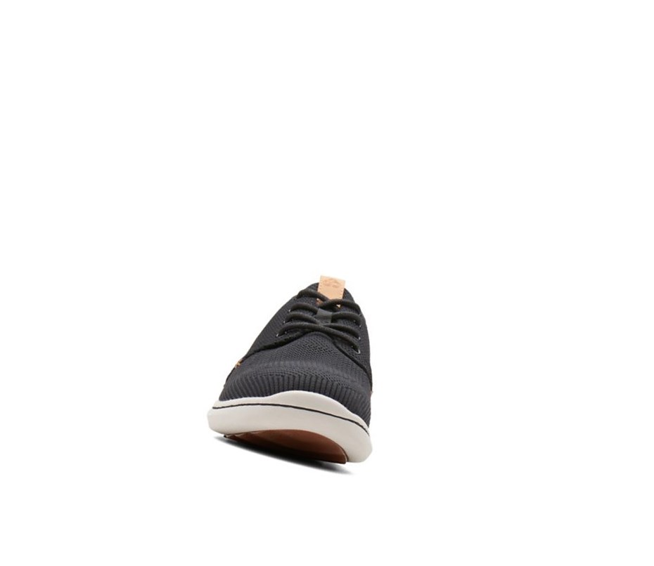 Zapatillas Clarks Step Urban Mix Hombre Negras | VBSE-23859