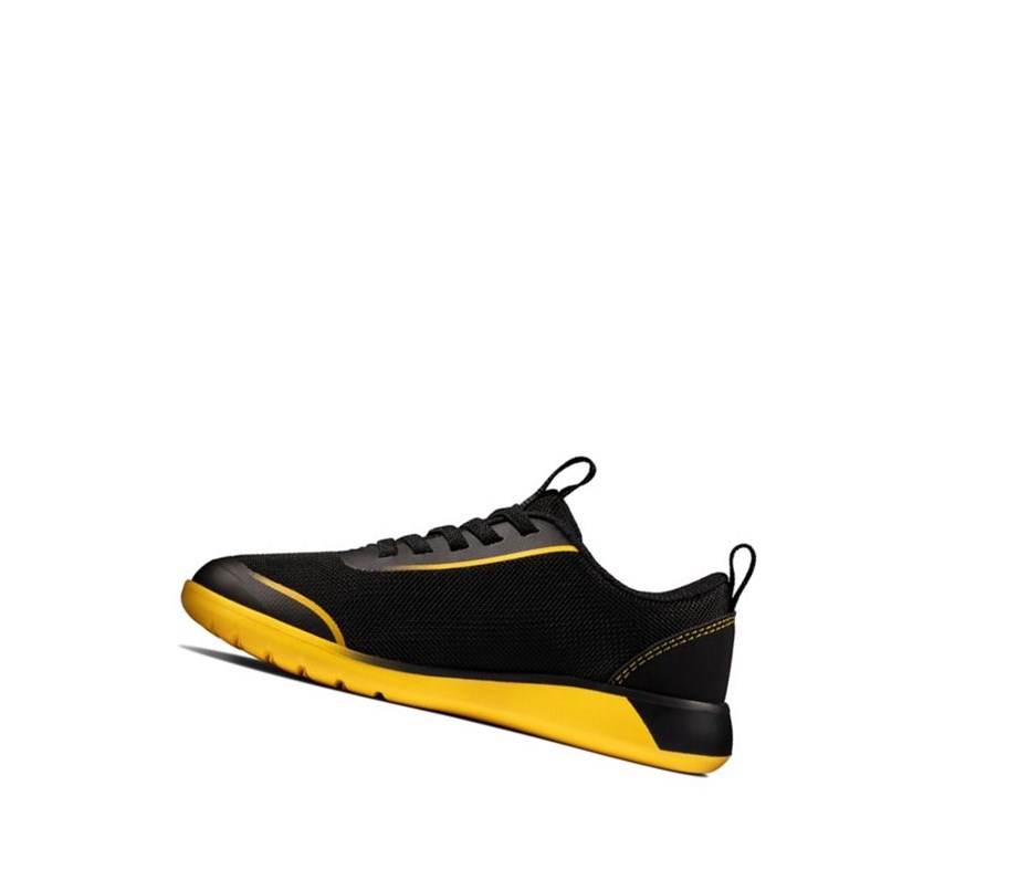 Zapatillas Clarks Suburb Spark Niña Negras Amarillo | AKBR-02167