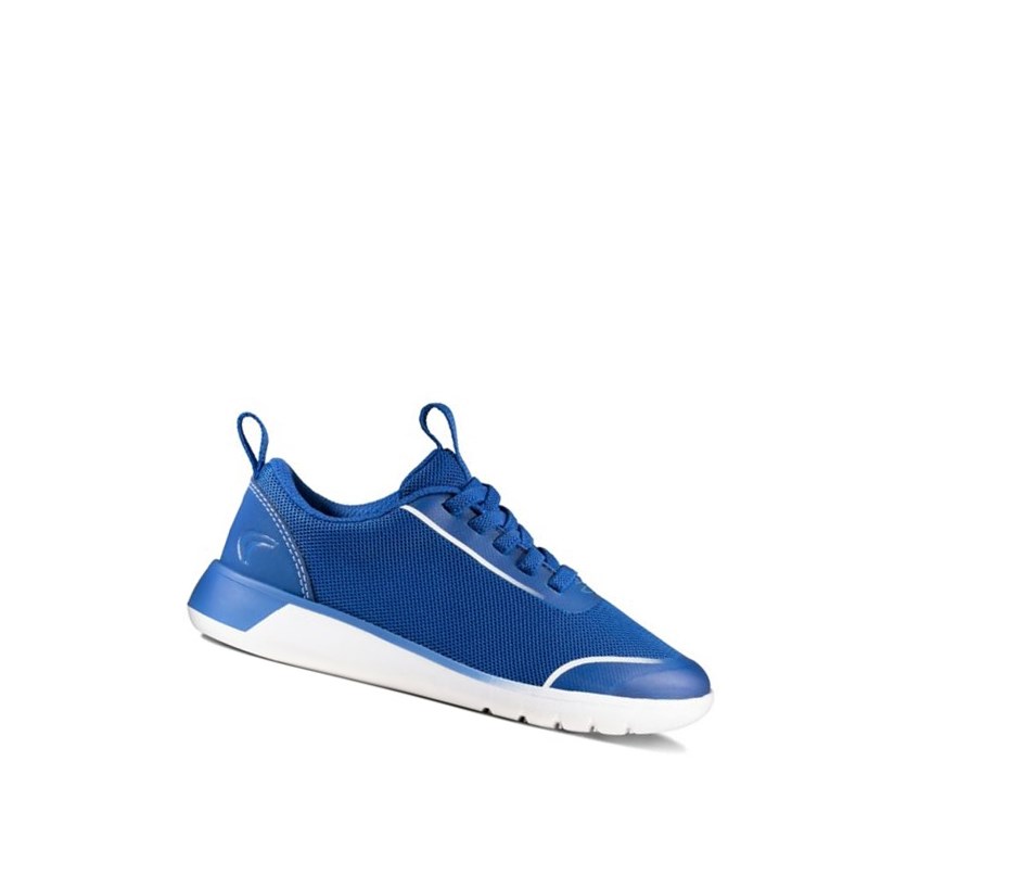 Zapatillas Clarks Suburb Spark Niño Azules | UEMZ-60941