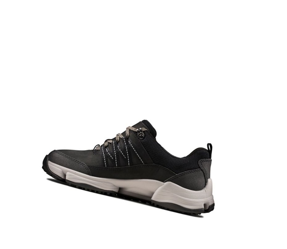 Zapatillas Clarks Tri Path Lo Nubuck Mujer Negras | ZYGC-04367