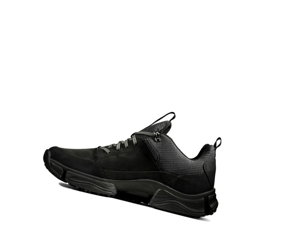 Zapatillas Clarks Tri Path Walk Textil Hombre Negras | SNHM-73569