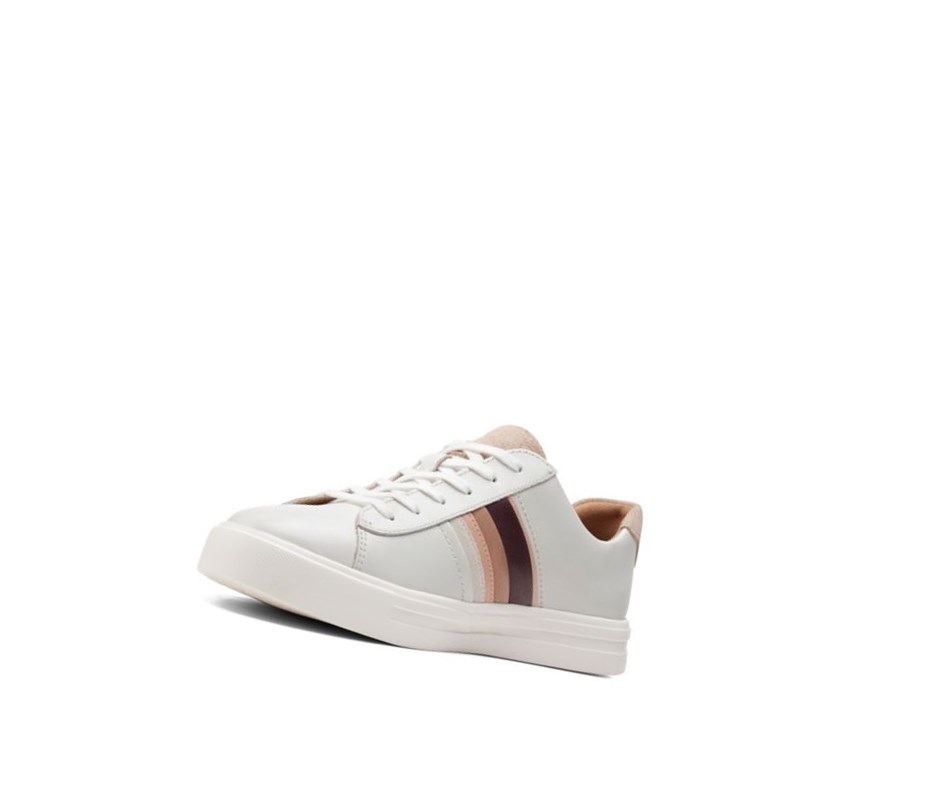 Zapatillas Clarks Un Maui Band Cuero Mujer Blancas | UCWX-57834