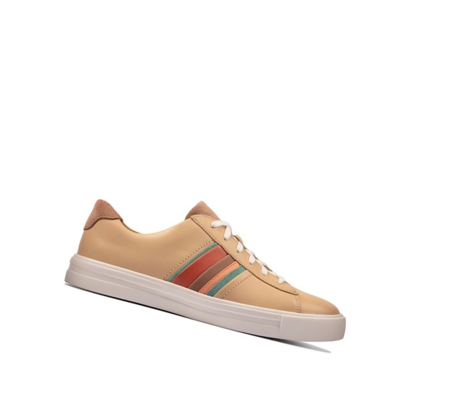 Zapatillas Clarks Un Maui Band Encaje-ups Gamuza Mujer Marrones Claro | ZGHL-37840