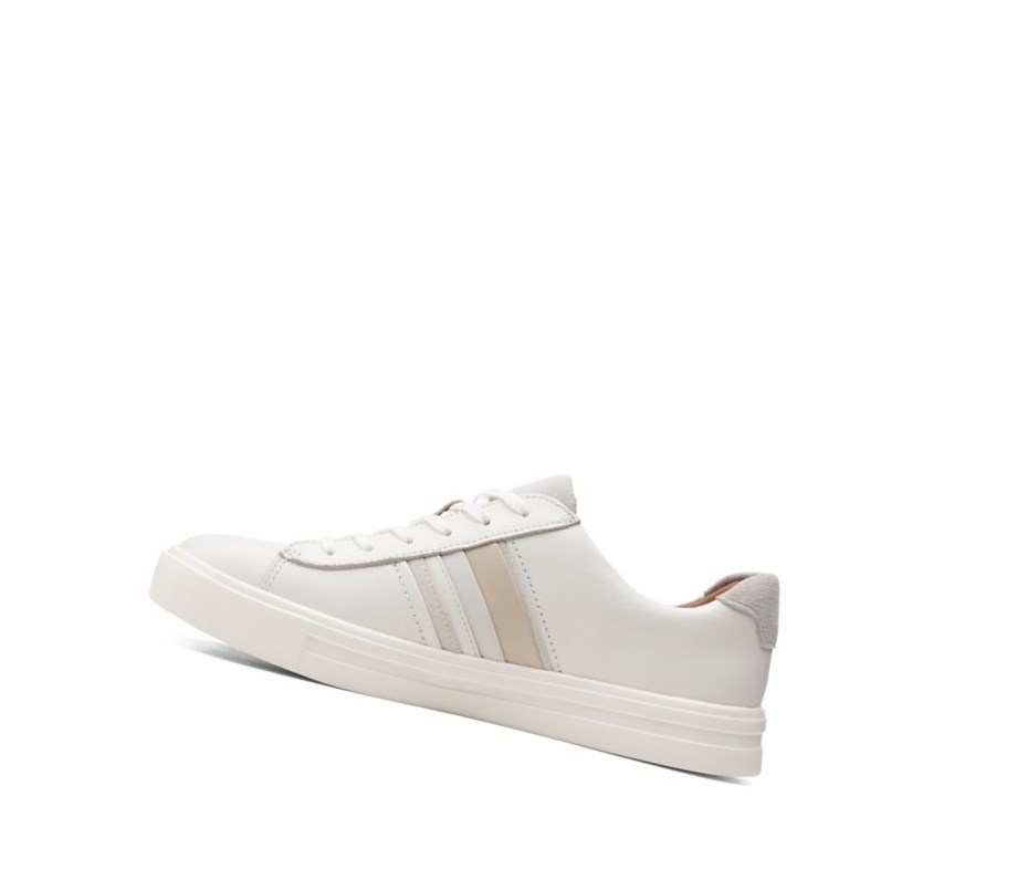 Zapatillas Clarks Un Maui Band Gamuza Mujer Blancas | MXAZ-06324