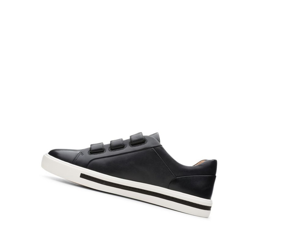 Zapatillas Clarks Un Maui Correa Cuero Mujer Negras | AYWF-98314