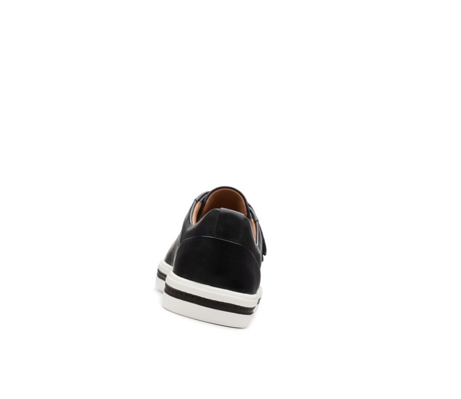 Zapatillas Clarks Un Maui Correa Cuero Mujer Negras | AYWF-98314