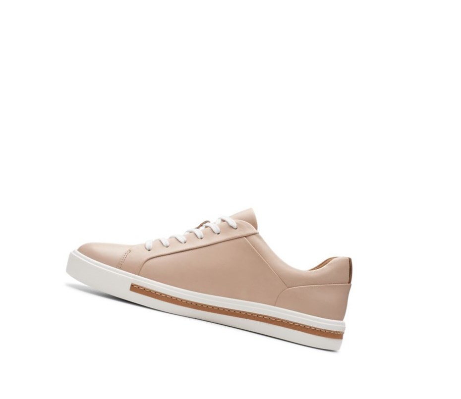 Zapatillas Clarks Un Maui Encaje Cuero Mujer Arena | FCVJ-32071