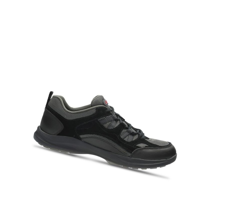 Zapatillas Clarks Wave Vista Gamuza Hombre Negras | HNLB-03978