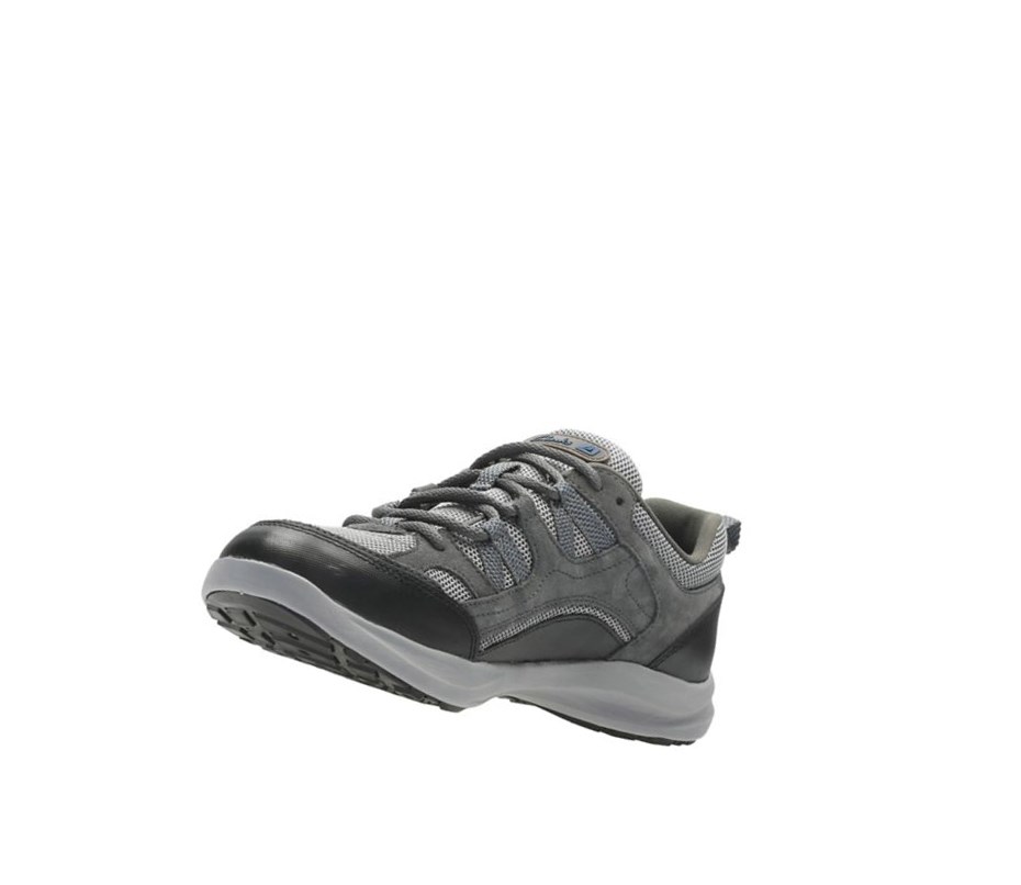 Zapatillas Clarks Wave Vista Gamuza Hombre Gris | KVAE-64790