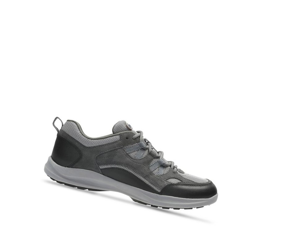 Zapatillas Clarks Wave Vista Gamuza Hombre Gris | KVAE-64790