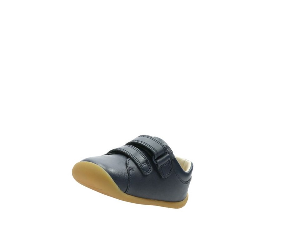 Zapatillas Para Caminar Clarks Roamer Craft Cuero Niño Azul Marino | SUNM-41603