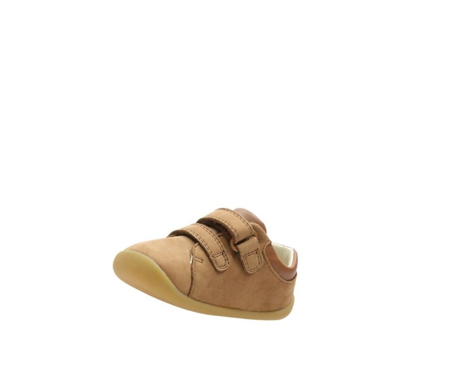 Zapatillas Para Caminar Clarks Roamer Craft Cuero Niño Marrones | TFQD-43759