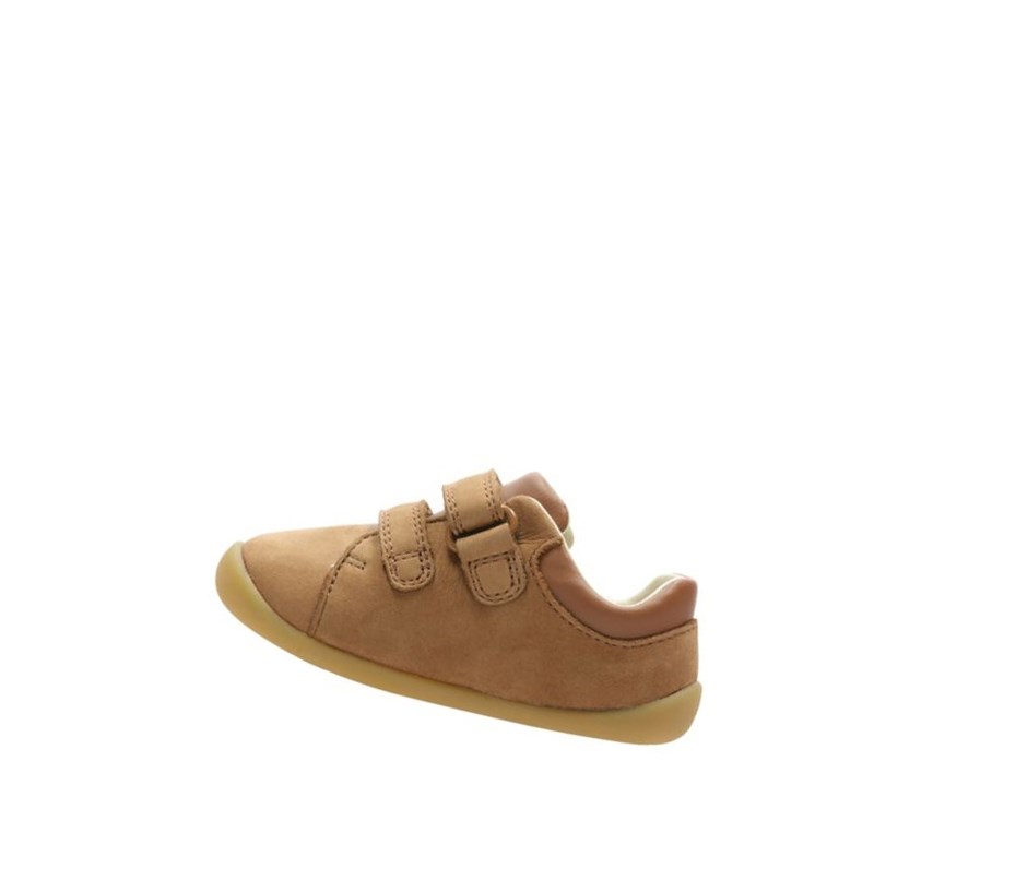 Zapatillas Para Caminar Clarks Roamer Craft Cuero Niña Marrones | VRTG-62314