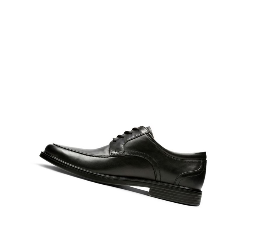 Zapatillas Para Caminar Clarks Un Aldric Park Cuero Hombre Negras | GHIV-62184