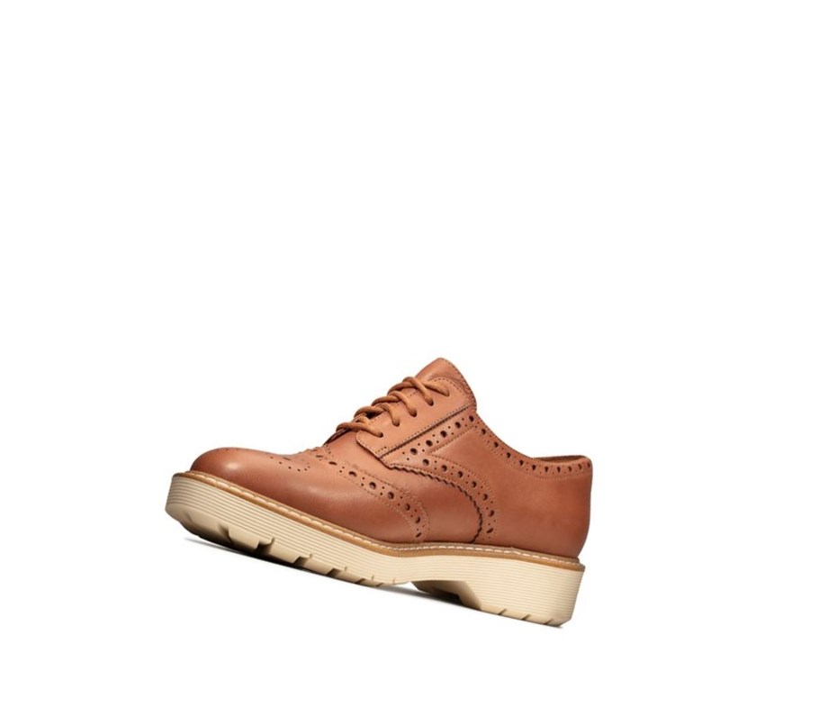 Zapatillas Para Caminar Clarks Witcombe Echo Cuero Mujer Marrones | DTPE-01654