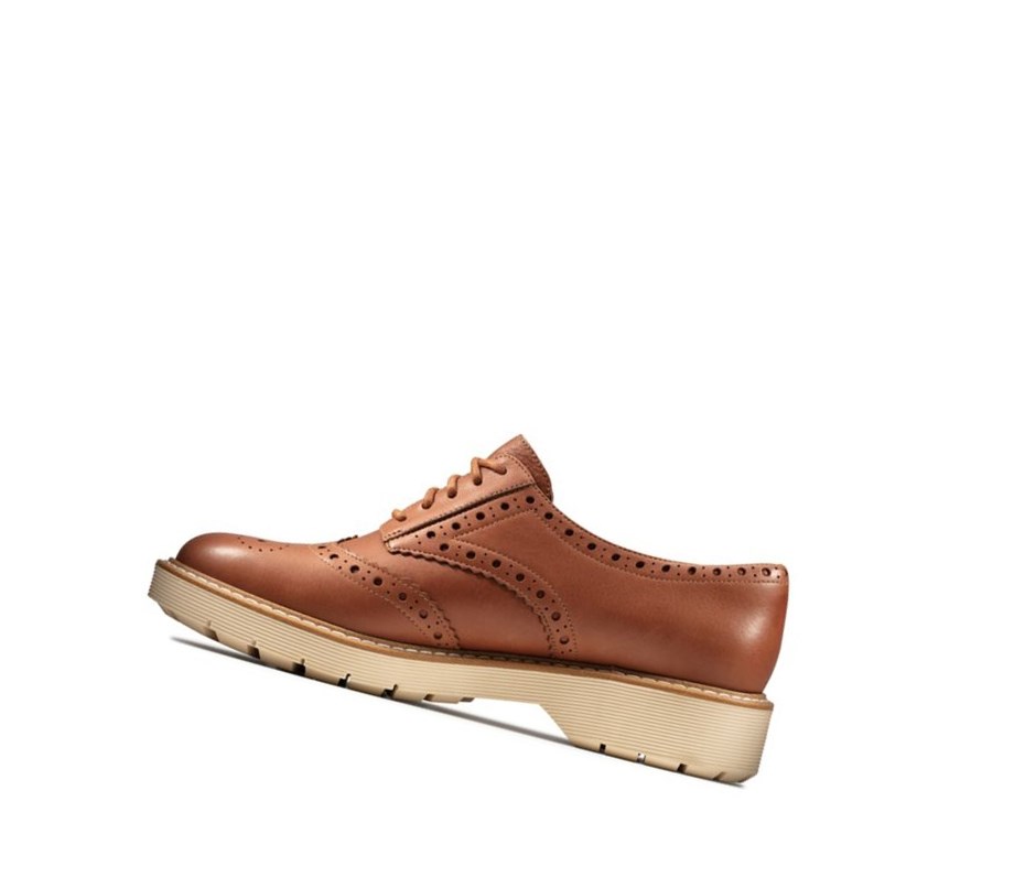 Zapatillas Para Caminar Clarks Witcombe Echo Cuero Mujer Marrones | DTPE-01654