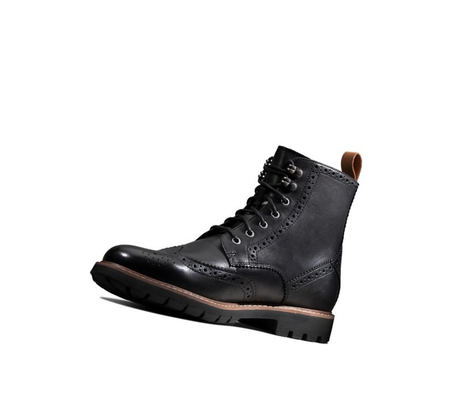 Zapatos Brogue Clarks Batcombe Lord Warmlined Cuero Hombre Negras | UYNM-64983