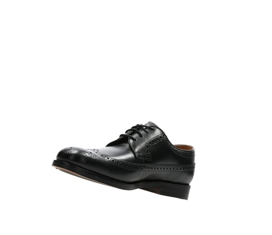 Zapatos Brogue Clarks Coling Limit Cuero Hombre Negras | MPCL-52870