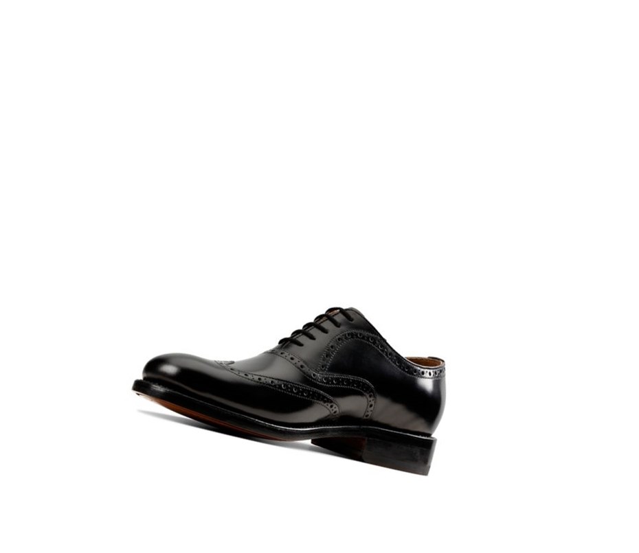 Zapatos Brogue Clarks Craft 368 Wing Cuero Hombre Negras | UHVE-26437