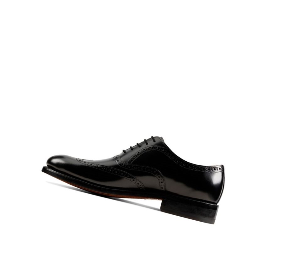 Zapatos Brogue Clarks Craft 368 Wing Cuero Hombre Negras | UHVE-26437