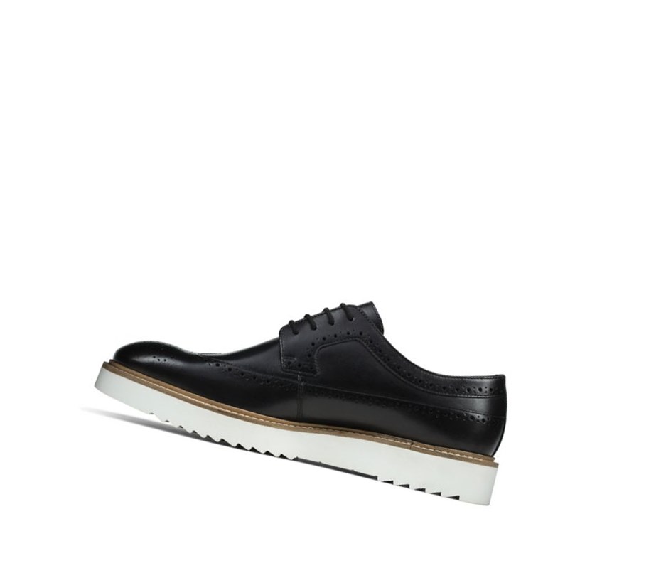 Zapatos Brogue Clarks Ernest Limit Cuero Hombre Negras | UJER-74856