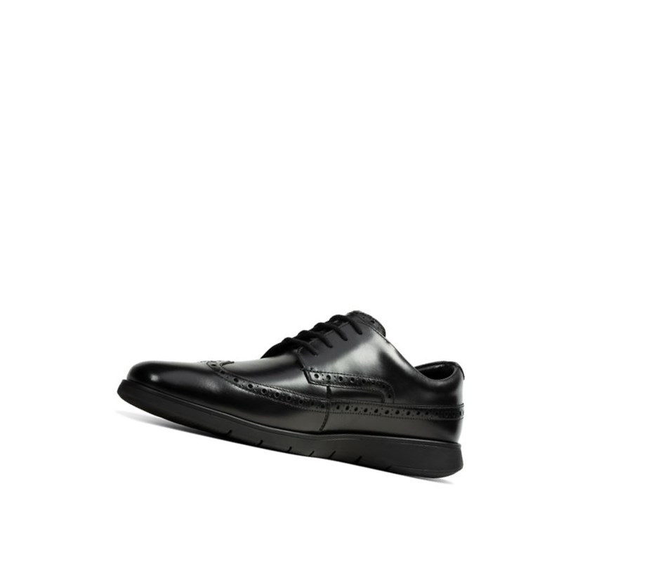 Zapatos Brogue Clarks Helston Limit Cuero Hombre Negras | WGXL-37619