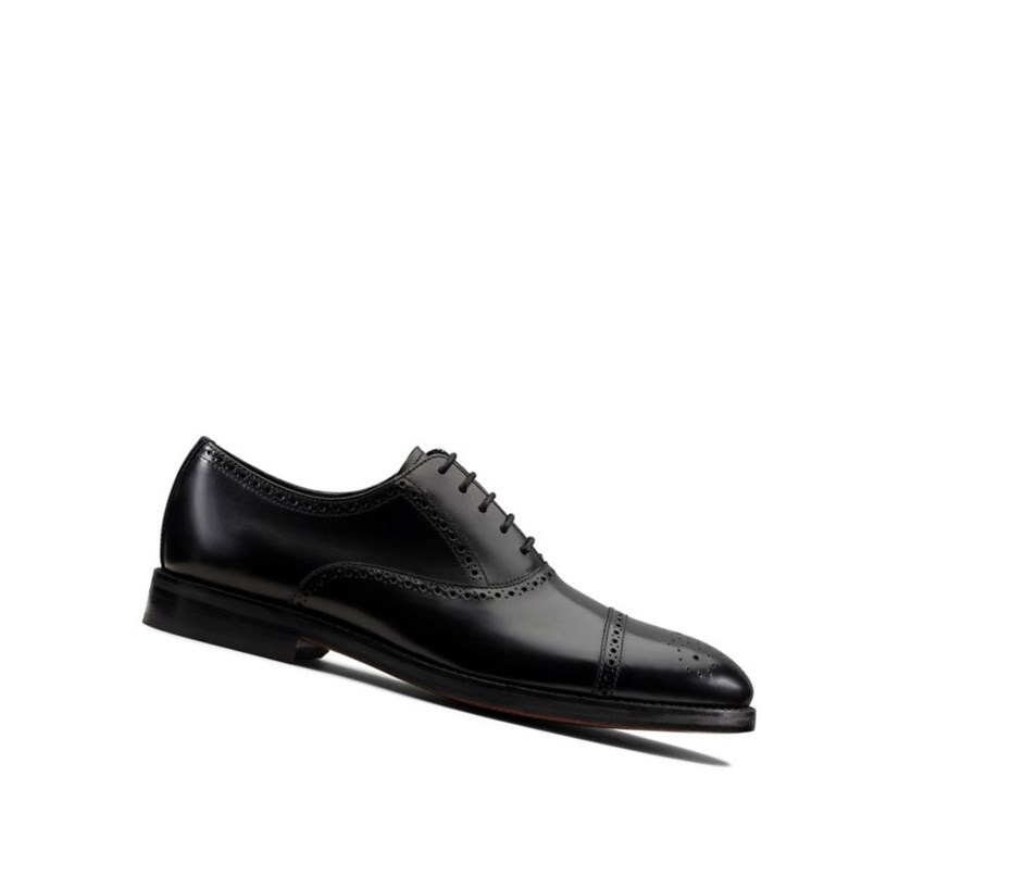 Zapatos Brogue Clarks Oliver Limit Cuero Hombre Negras | CXKP-16478