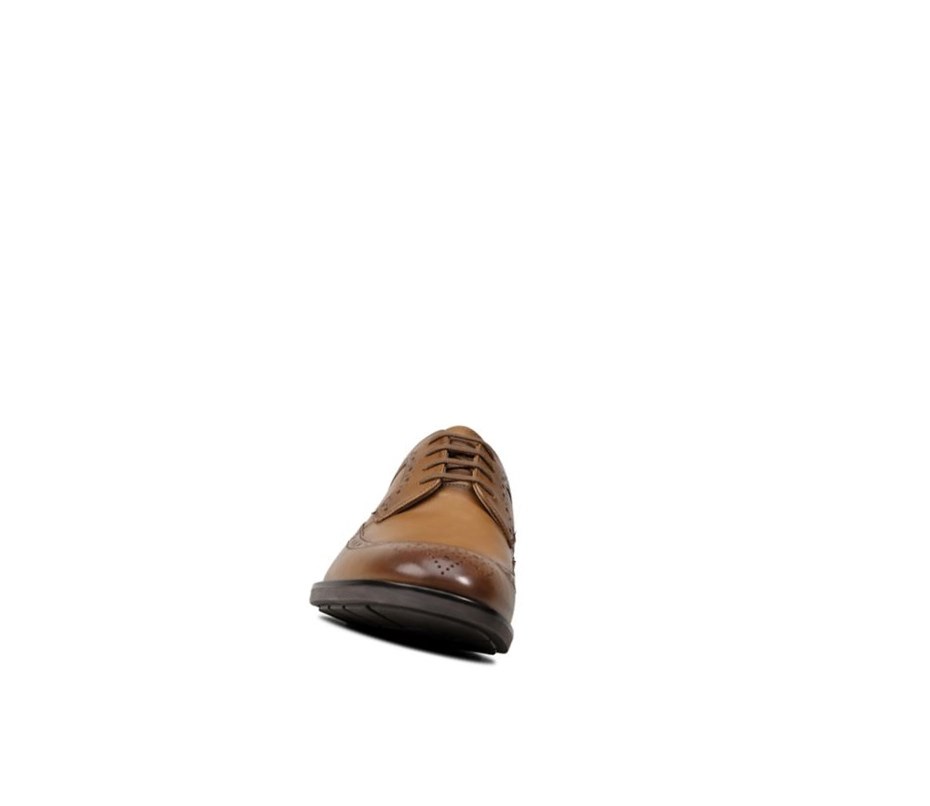 Zapatos Brogue Clarks Ronnie Limit Cuero Hombre Marrones | LRKI-38971