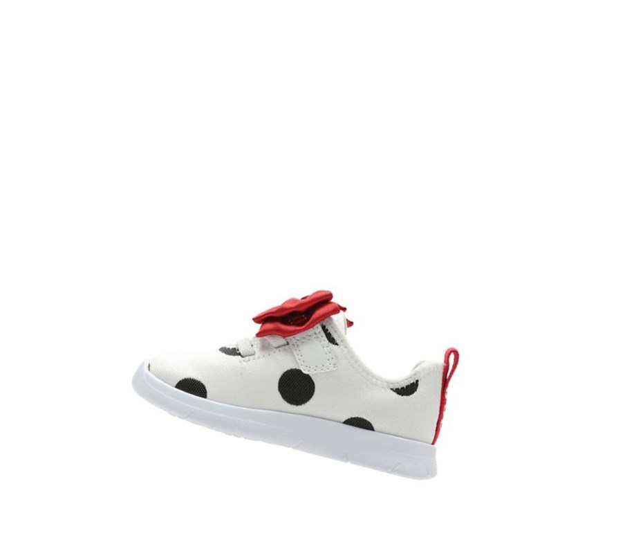 Zapatos Casuales Clarks Ath Bow Niño Blancas | YJHF-12390