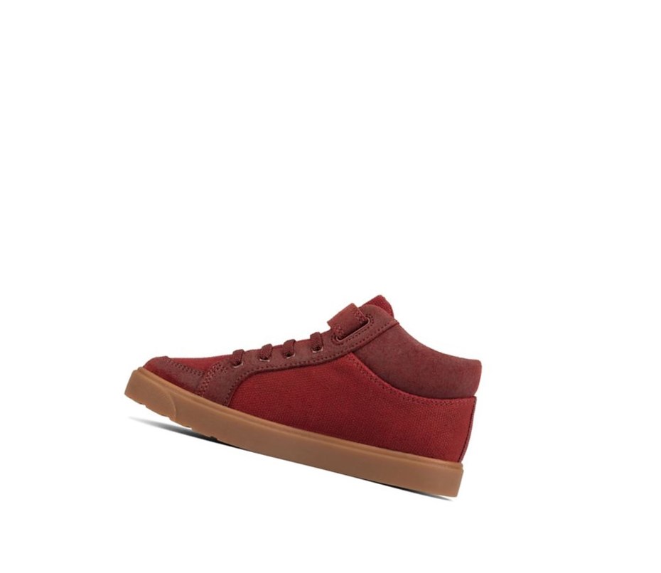 Zapatos Casuales Clarks City Hop Niño Burdeos | XJVD-28156