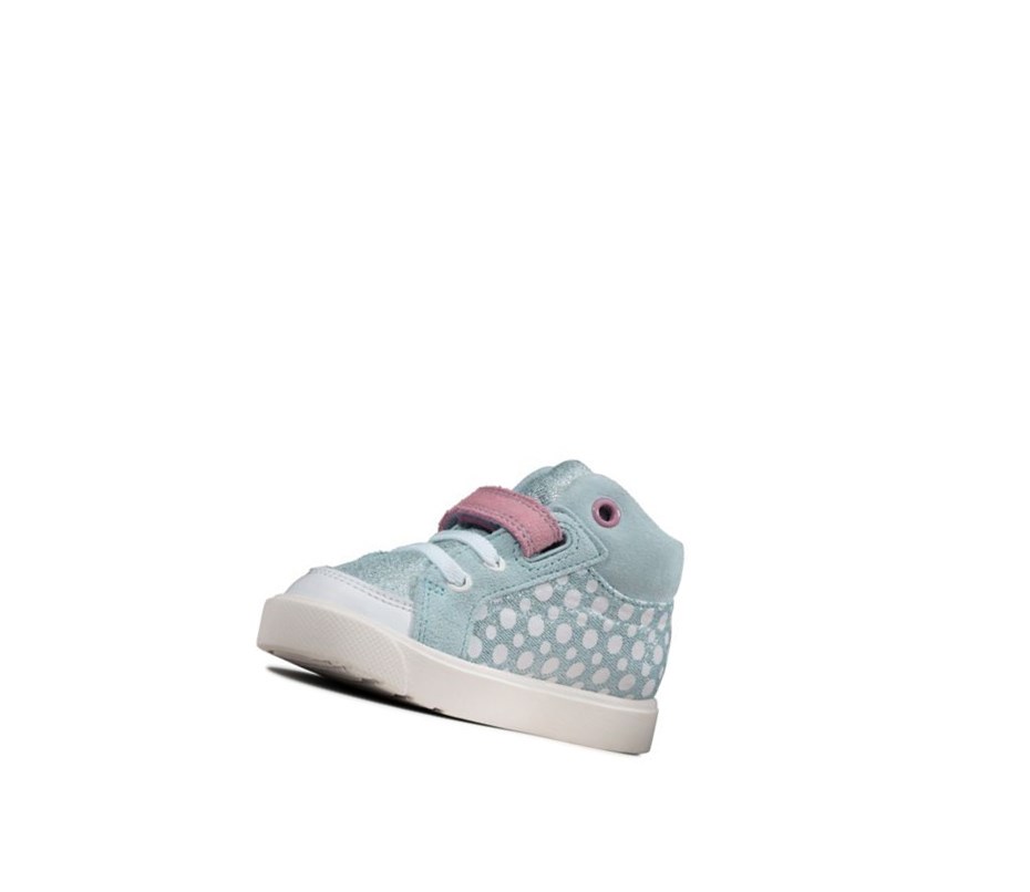 Zapatos Casuales Clarks City Pop Niña Azules Claro | TEMW-53924