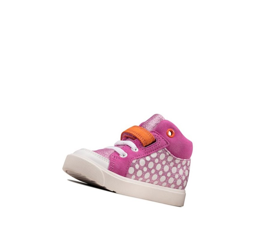 Zapatos Casuales Clarks City Pop Niño Rosas | BYSX-28549