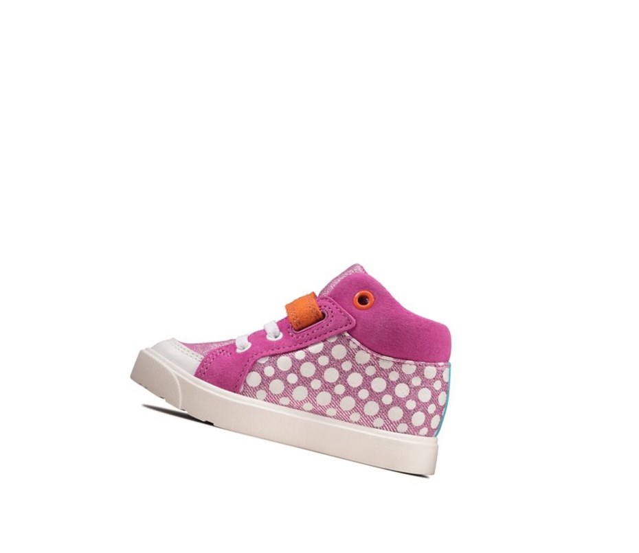 Zapatos Casuales Clarks City Pop Niño Rosas | BYSX-28549