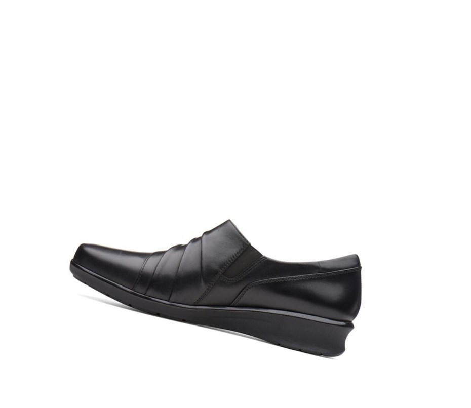 Zapatos Casuales Clarks Hope Roxanne Mujer Negras | SQVK-07521