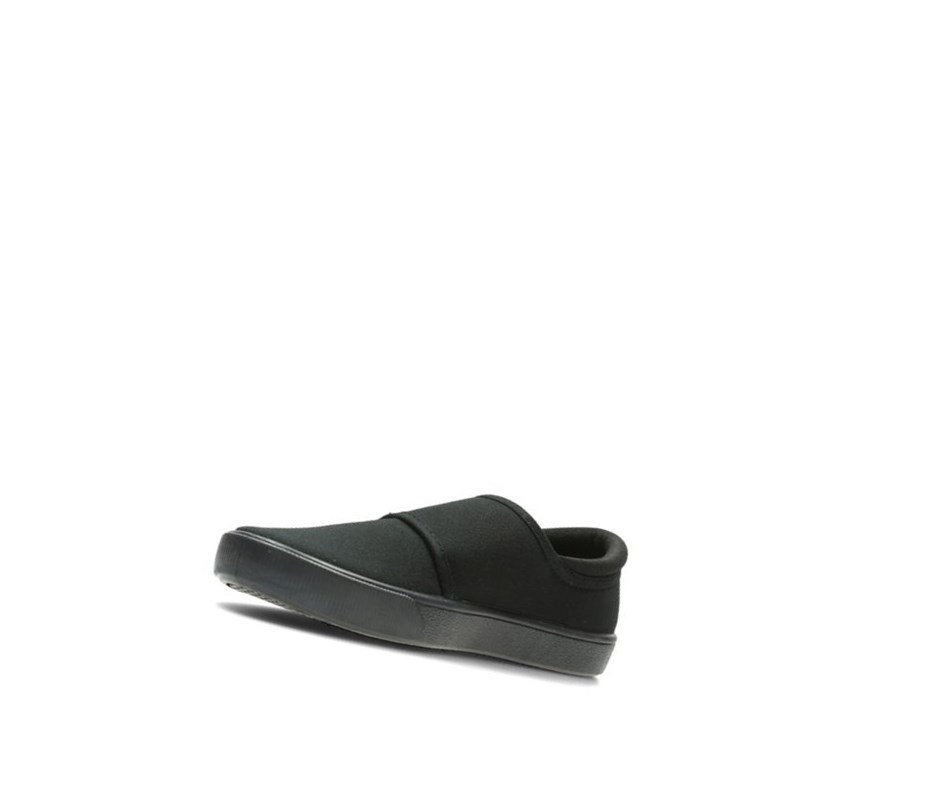 Zapatos Casuales Clarks Hopper Run Niña Negras | OIYP-61408