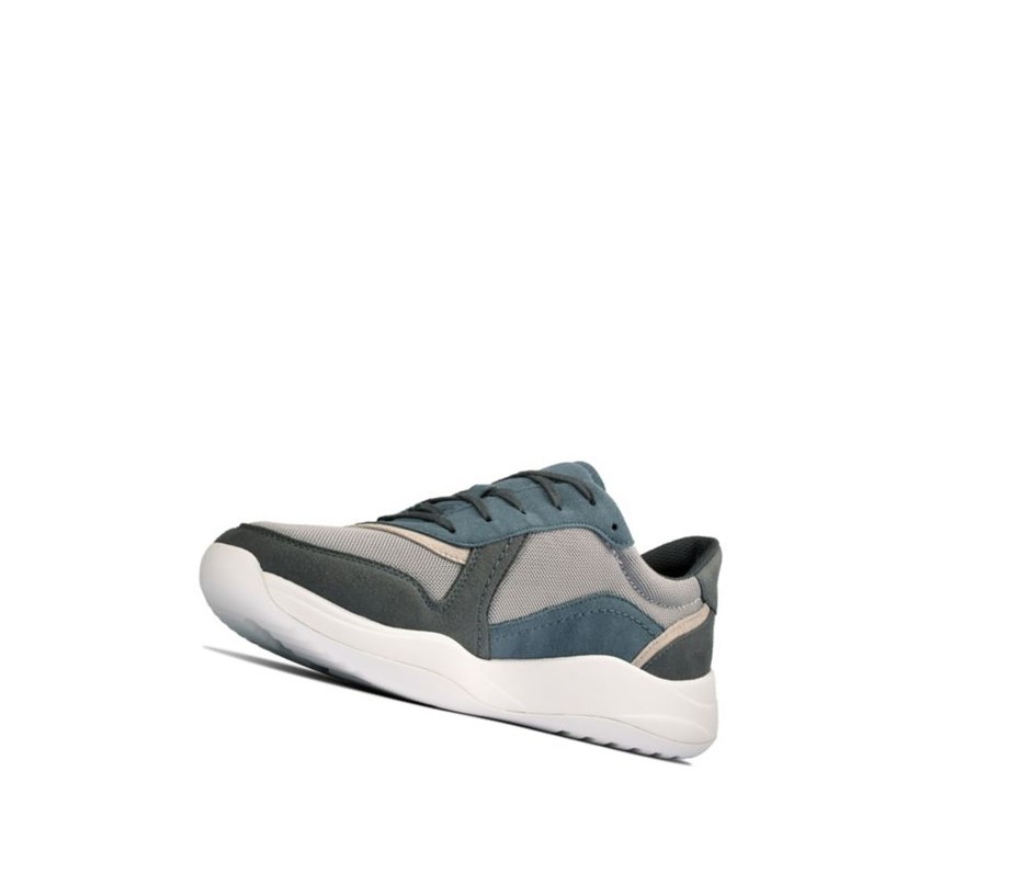 Zapatos Casuales Clarks Sift Speed Textil Hombre Azules | YCOR-80649